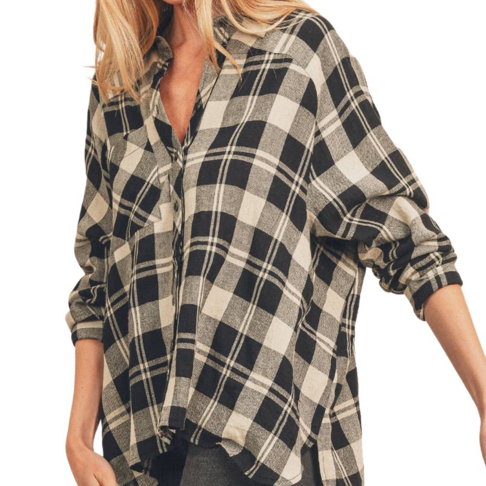 Plaid Blouse